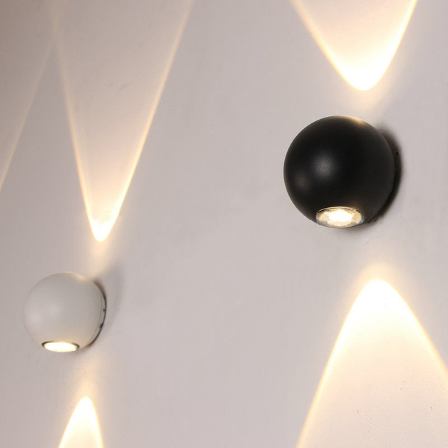 Moderne créatif extérieur étanche applique LED cour lampes porte lampe terrasse balcon jardin applique murale