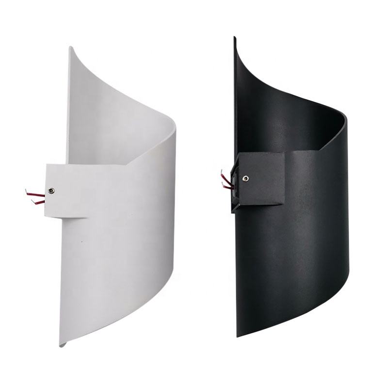 12W forme de courbe installation facile lumière murale Ktv Villa décoration cour balcon Piazza porte escalier appliques murales