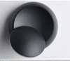 Décoration d'intérieur lampe de chevet réglable blanc noir applique murale ronde 360 ​​degrés avec prix d'usine