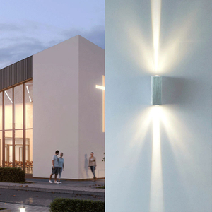 Faisceau de lumière étanche applique murale LED applique extérieure étanche lampe de jardin hôtel ingénierie lampe ventes directes d'usine