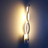 Spécial-créatif Légèreté 16W LED Applique Escalier Moderne Éclairage Mur Vintage forme d'onde longue lumière LED