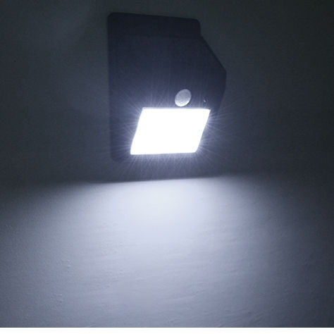Lumière d'énergie solaire LED 20LED Lumière murale PIR Capteur de mouvement extérieur Solaire étanche 