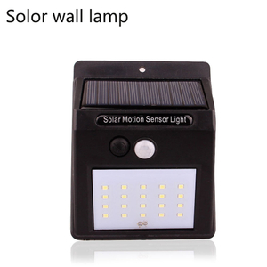 Lumière d'énergie solaire LED 20LED Lumière murale PIR Capteur de mouvement extérieur Solaire étanche 