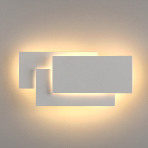 Nouvel hôtel moderne 12W led applique murale pour chambre salon chevet décoration intérieure noir vanité moderne se vend bien électronique