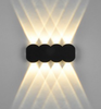 Nouvelle usine en gros IP65 en aluminium étanche extérieur haut et bas led applique murale pour la maison avec prix d'usine