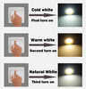 3W 5W 7W 9W 12W 18W SMD5730 panneau de couleur combiné blanc chaud/froid + alimentation de pilote de LED de contrôle segmenté pour downlight