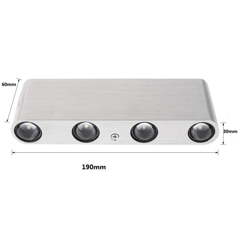Éclairage électronique support mural lumières long blanc chaud meubles 220V éclairage haut et bas escalier Restaurant nouveauté