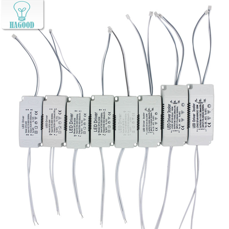 8-120W LED adaptateur d'alimentation du pilote lumière led entrée du pilote AC175-265V transformateur d'éclairage non isolant 220mA