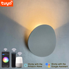 9W applique lampe intelligente led applique murale extérieure Tuya app contrôle applique extérieure étanche lumière réglable couleur réglable