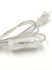 Prise de fil transparente 303 interrupteur E14 corps nu prise ue/ue/états-unis prise de fil de lampe de sel de l'himalaya support de lampe de sel de l'himalaya