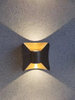 Applique murale extérieure cylindre d'éclairage haut-bas applique extérieure rajeunissement applique extérieure en forme d'arc applique murale LED étanche