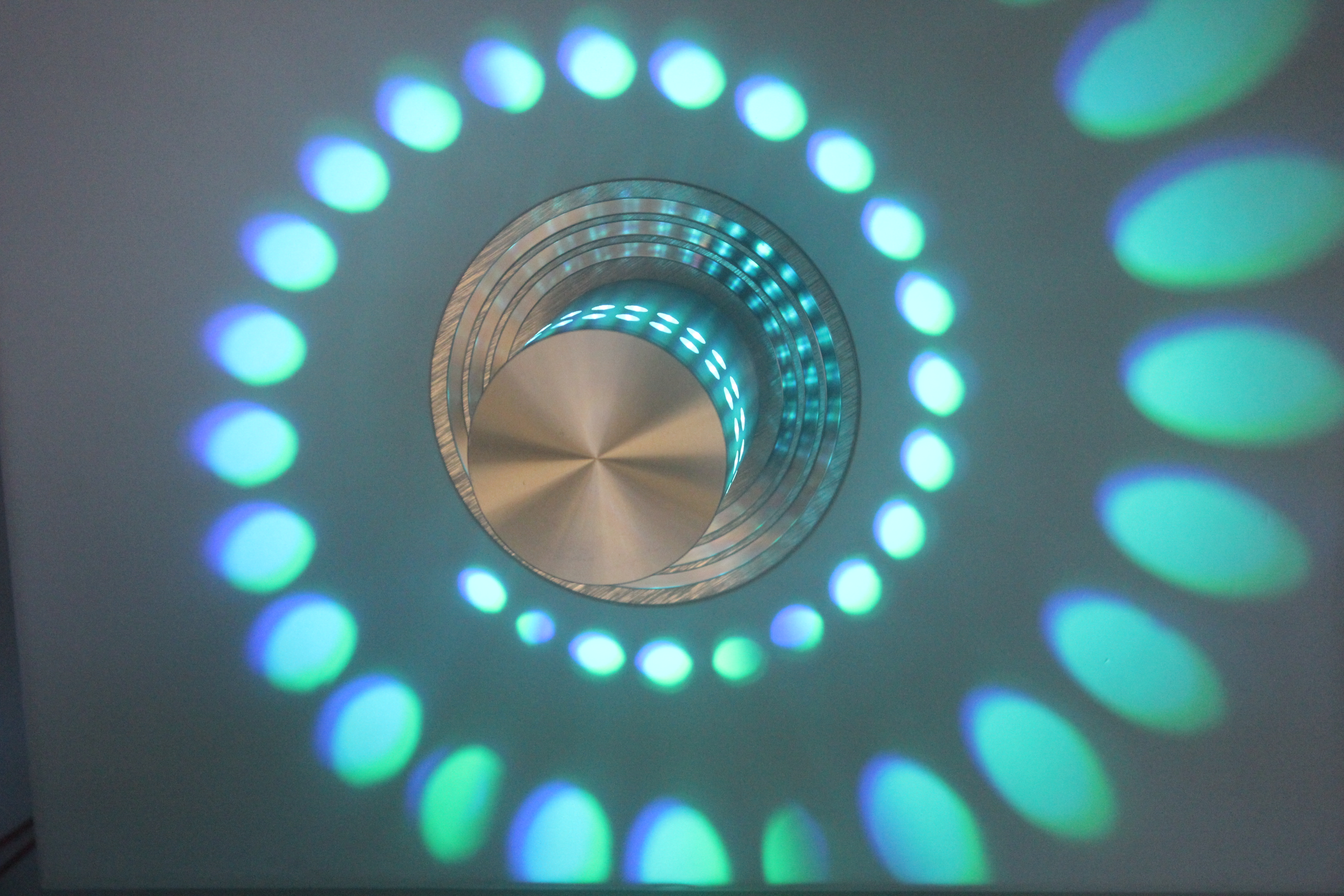 LED plafond poreux LED rvb plafonnier applique avec télécommande intérieur LED escalier applique murale AC85-265 cadeau de nouvel an