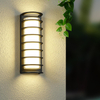 Carré rond extérieur acrylique LED applique murale Villa cour extérieur applique escalier allée couloir lampe balcon appliques