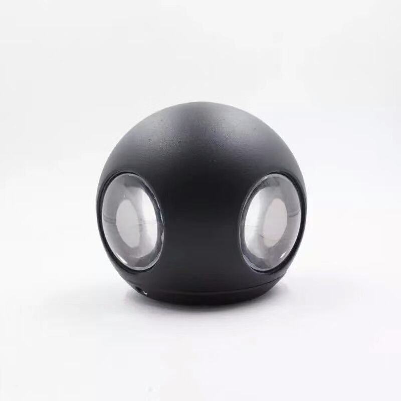 IP 65 Étanche Moderne Led Applique Murale En Forme De Boule Applique Murale Extérieure Ronde De Haute Qualité