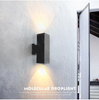 Applique murale applique murale moderne IP65 étanche en aluminium lumière extérieure LED haut et bas applique murale fabriquée en Chine