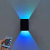 5W applique murale LED intérieure 16 couleurs applique murale éclairage intérieur peut être contrôlé à distance couleur changeante coque en aluminium éclairage intérieur