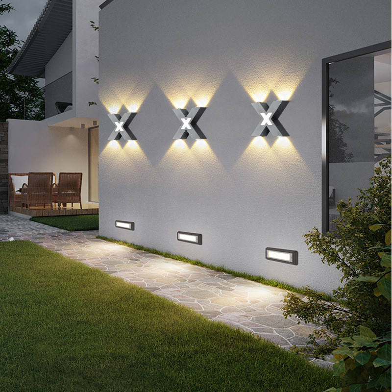 4W mur LED lumière extérieure étanche IP65 porche jardin applique intérieure chambre chevet décoration éclairage lampe en aluminium