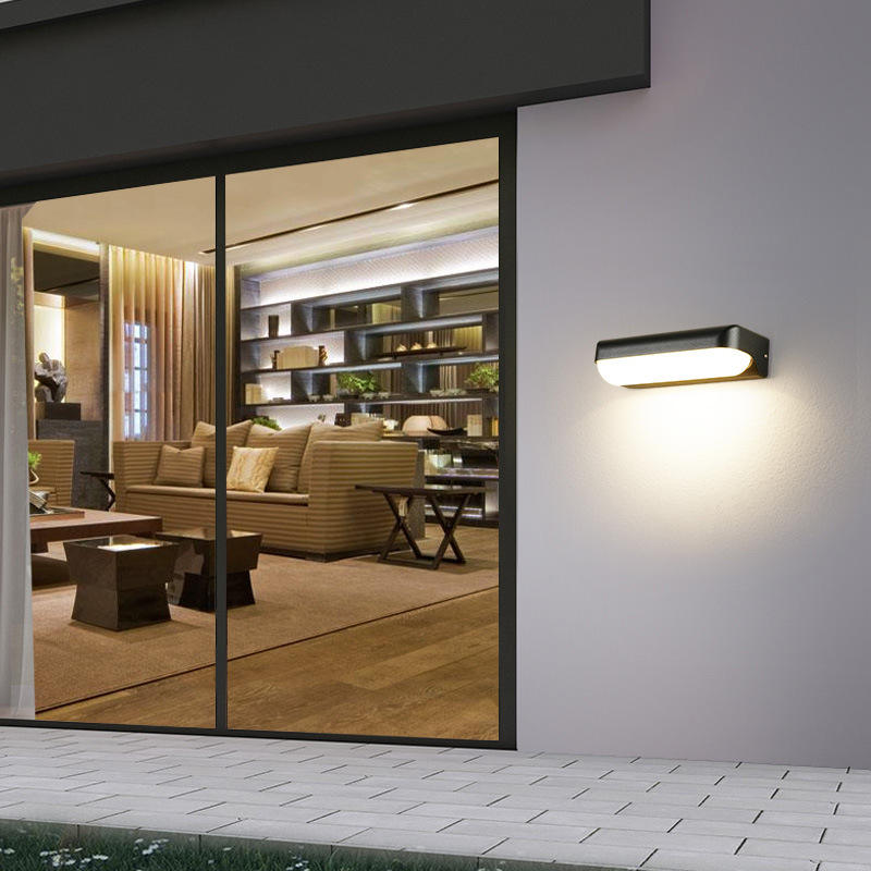 Acryl Moderne Minimalistische LED-Wandlamp Waterdicht IP65 Indoor Outdoor Voor AC85-265V Tuinstraatverlichting Balcon Sconces