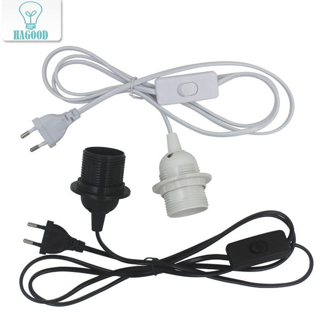 accessoires de lampe fil de prise ue fil de 1,8 m avec interrupteur 303 fil de lumière directe d'usine