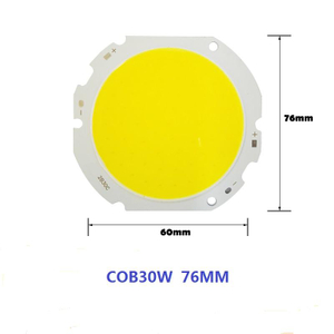 Usine de gros COB source de lumière 10-50W haute puissance indice d'affichage élevé mettre en évidence la lumière jaune lumière blanche perles de lampe COB