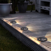 IP65 LED lumière souterraine 1W 3W lumière enterrée sous le chemin de la lampe au sol jardin pelouse cour extérieur éclairage étanche 85-265V DC12V