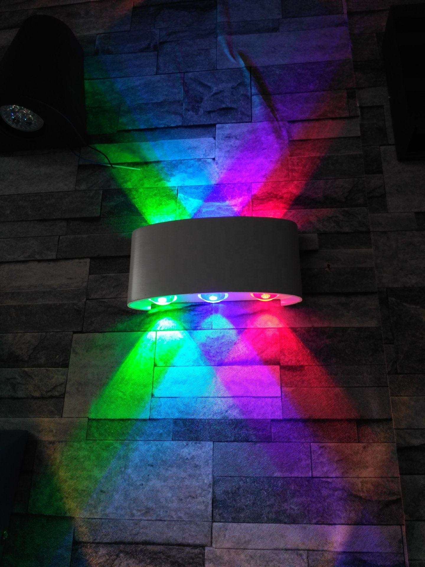 6W pas cher prix usine applique murale haut et bas veilleuse applique murale lumière pour 100% sécurité Style européen-américain