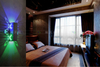 Fokison (composants électroniques) luminaire coloré lampe carré led applique murale pour led home bar lights