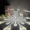 Luxe Acrylique Moderne Transparent Led Tactile Contrôle Cristal Lampe De Table De Chevet Veilleuse Rechargeable Romantique Dîner Amazon