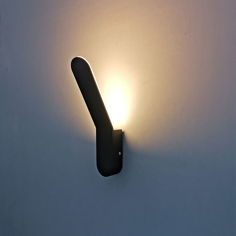 Hagood fabriqué en usine 4W AC85-265V décoration colorée Lampe murale élégante en forme de brosse à dents à l'intérieur