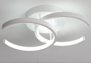 Plafonniers cercle blanc pour salon plafonnier suspendu chambre plafonnier Led plafonnier moderne lampe plafond