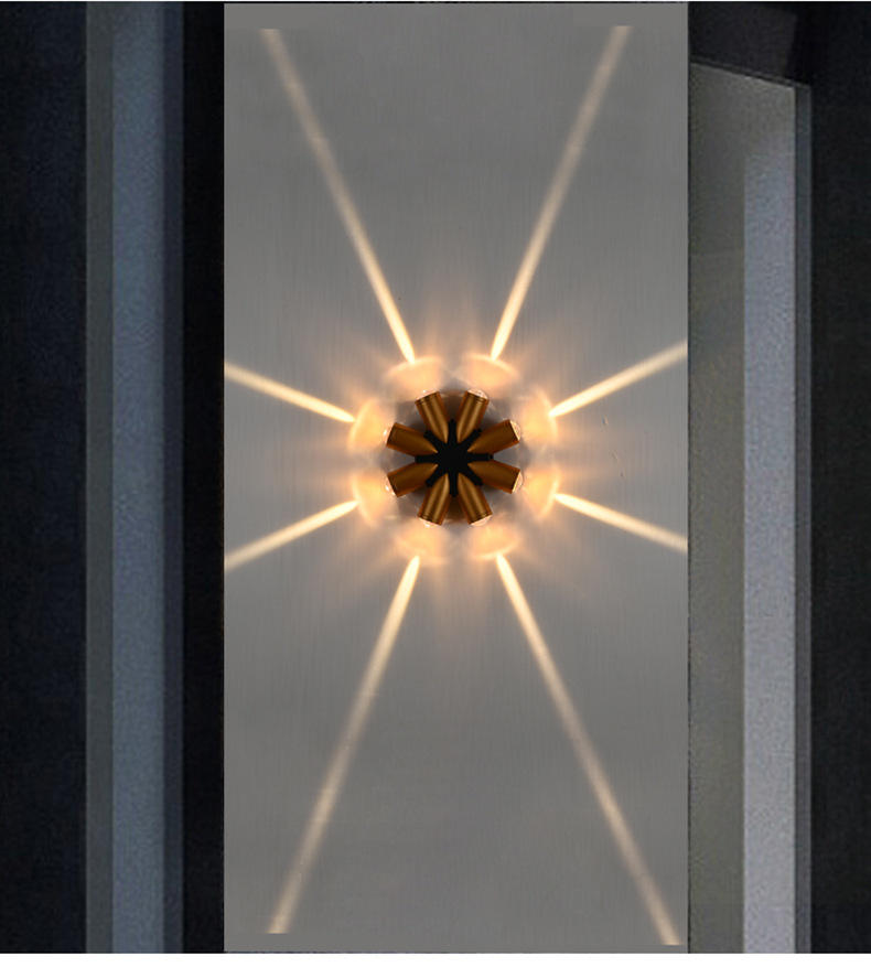 Moderne Simple Créatif Extérieur Étanche Applique LED Cour Lampes Porte Lampe Terrasse Balcon Applique Murale