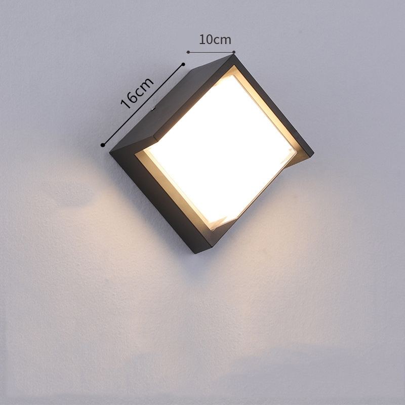 Style minimalisme Tuya Smart WiFi mur LED lampe RGBW extérieur intérieur APP étanche applique Dimmable jardin lumière