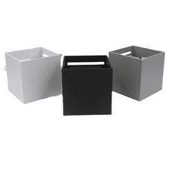 Style industriel 12W AC85-265V Étanche IP65 Faisceau Réglable En Aluminium Extérieur LED Cube Applique Murale