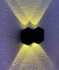 4W nordique personnalité applique murale Simple Led salon fond rond applique hôtel Hall couloir éclairage forme de diamant
