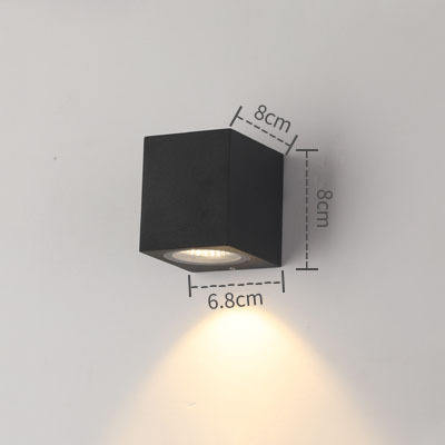 5W mur LED lumière IP65 extérieur étanche jardin moderne lampe couloir chambre salon intérieur aluminium éclairage Wandhalte
