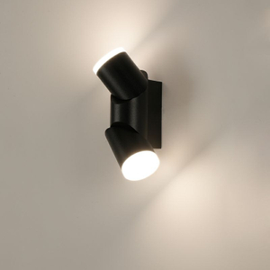 Extérieur Verstelbare Hoek Wandlamp COB Neer Licht Hotel Villa Buitenmuur Enkele Dubbele Kop Wandlamp Eenvoudige Aluminium