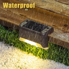 Énergie solaire lumière LED extérieur applique solaire rétro mur LED lampe chemin chemin mur paysage montage lampe étanche pour décor de jardin