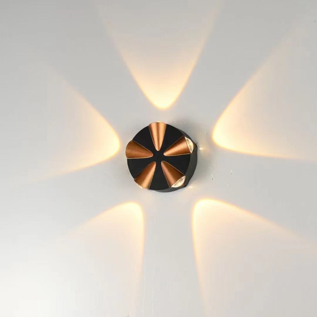 Applique murale de jardin étanche IP65 à LED Applique murale intérieure et extérieure décorative