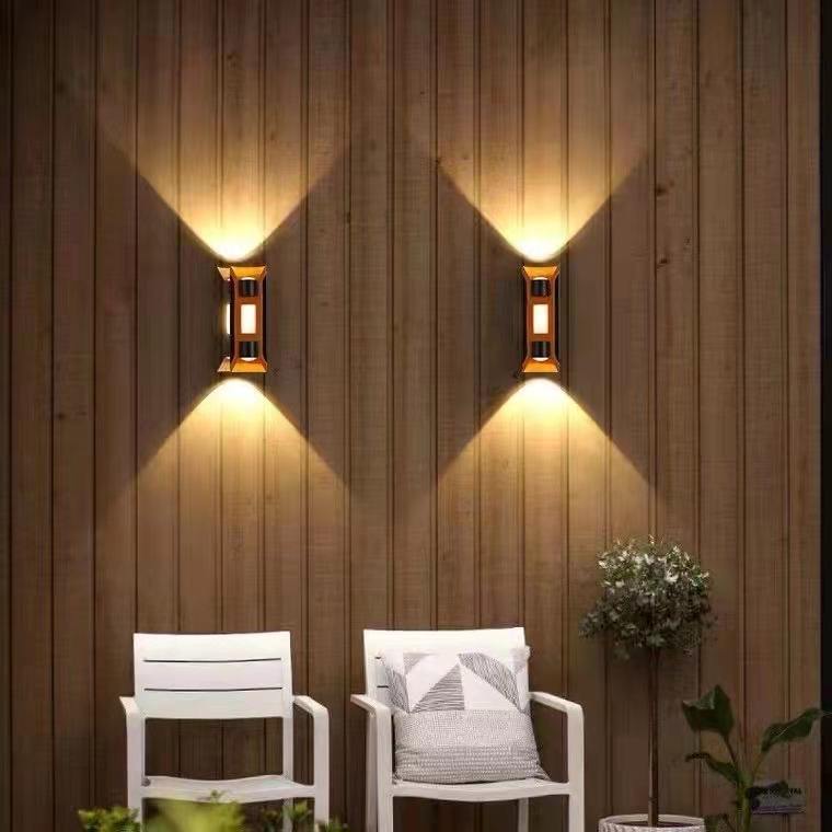 Moderne Mont Décor Extérieur Étanche En Plein Air De Luxe Pour La Maison Chambre Chambre Hôtel Lumière Applique Led Mur Lampe Mur Monté