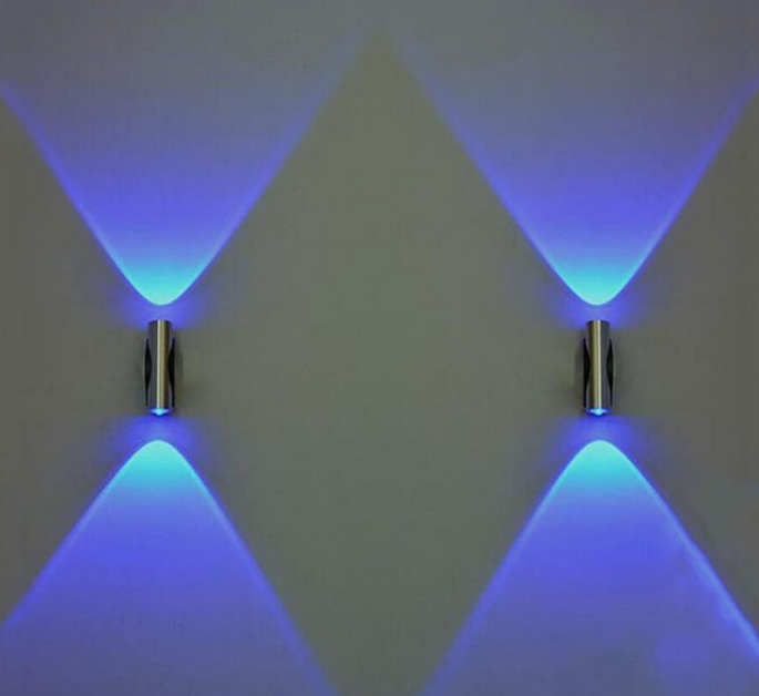 Style simple 2W 6W LED applique murale AC85-265V éclairage de chevet Delikat en aluminium pour luminaire d'intérieur d'allée d'escalier d'hôtel