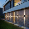 Croix étoiles design moderne Un faisceau de lumière extérieur jardin IP65 led applique murale étanche 4 W/12 W Extérieur Mur Décoratif
