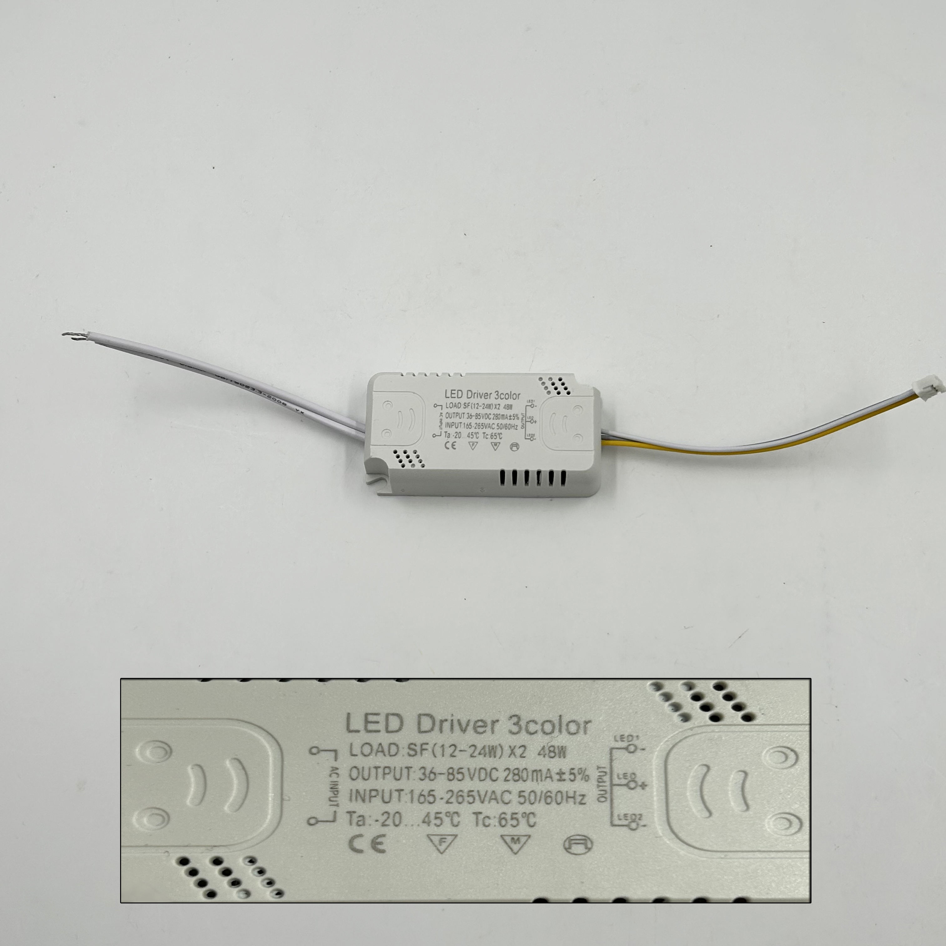 100W 140W 160W transformateurs d'éclairage de conducteur de LED conducteur de température de trois couleurs non-Warterpoof COB alimentation de puce de LED