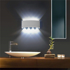 6W en forme d'arc extérieur étanche haut et bas LED applique murale en aluminium moderne applique murale éclairage applique murale