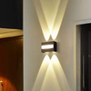 Applique murale Led porche extérieur intérieur vers le bas applique murale pour la maison escalier chambre chevet porte lampe couloir éclairage marque lumière