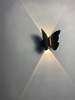Lampe murale extérieure en forme de papillon vente chaude d'été IP65 applique murale étanche pour la lumière de support d'allée de décoration de jardin