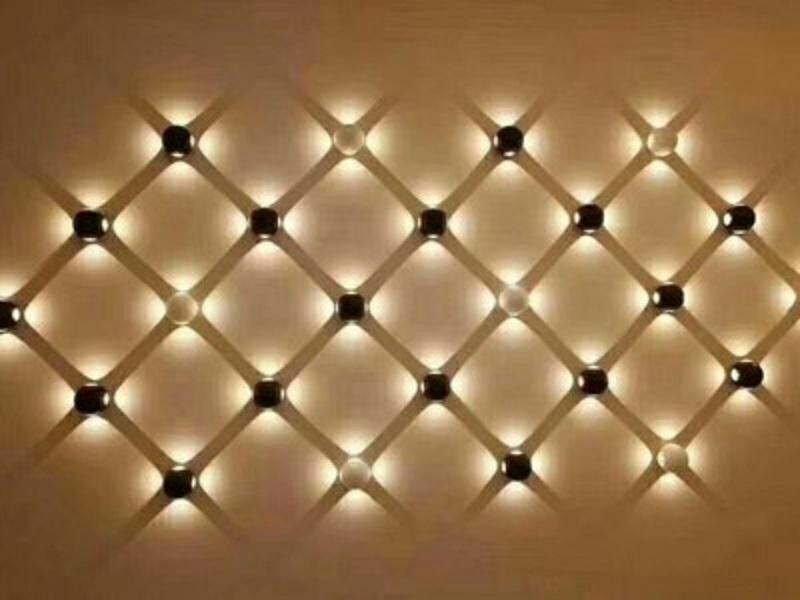 4W Petite NOUVELLE Arrivée Boule Lumières Extérieure Vers Le Bas Lumière Multicolore Lumières Appliques Externes Luminaire LED Wandlamp LED Appliques