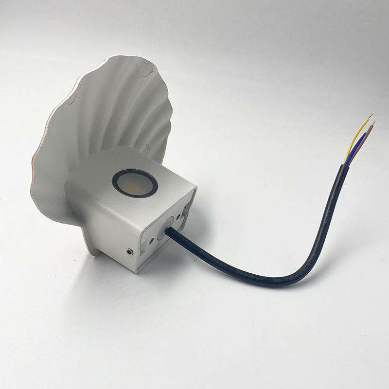 5W nouvelle lampe étanche IP65 LED moderne mur LED lumière extérieure intérieure lumière Loft jardin coquille lampe