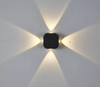 Applique murale extérieure étanche IP65 4W LED Applique murale en aluminium Applique murale de jardin LED