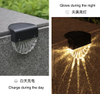 Blanc chaud LED Solaire Lampe Chemin Escalier Extérieur Jardin Lumières Énergie Solaire Balcon Lumière Décoration pour Patio Escalier Clôture marchandises