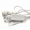 1.8m cordon d'alimentation câble E14 socles de lampe prise ue 303 fil de commutation pour pendentif ampoule LED E14 lampe à main Suspension support de douille sel